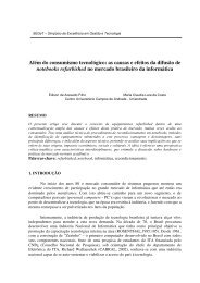 Além do consumismo tecnológico: as causas e efeitos da ... - aedb