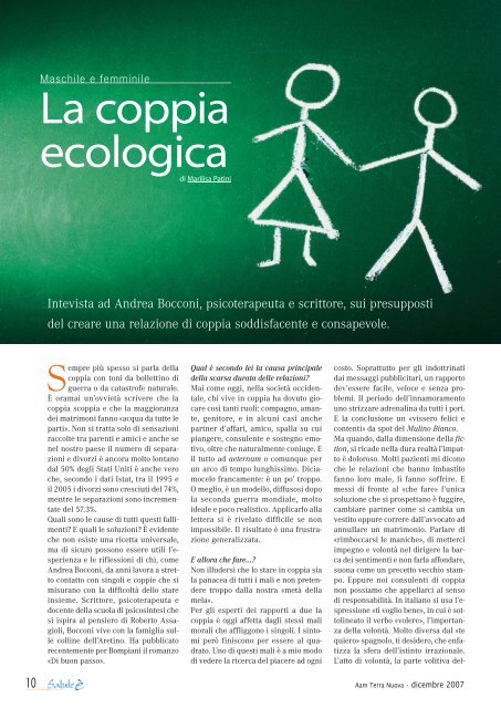 La coppia ecologica - Associazione Che Passo!