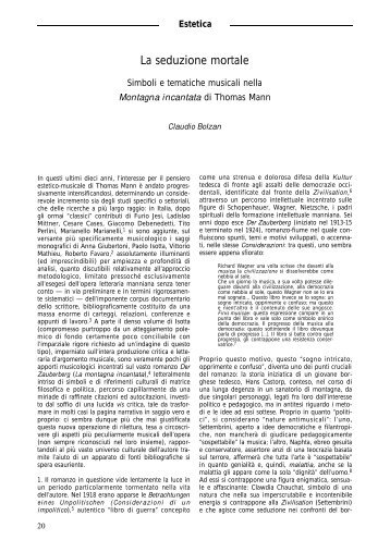 La seduzione mortale - Diastema | Studi e Ricerche