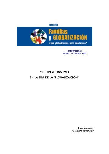 “EL HIPERCONSUMO EN LA ERA DE LA GLOBALIZACIÓN”