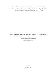 A Relação Dialógica eo Processo de Cura na ... - home cpgls