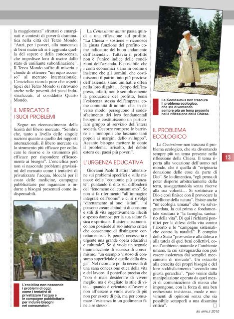 Aprile 2010 - il bollettino salesiano - Don Bosco nel Mondo