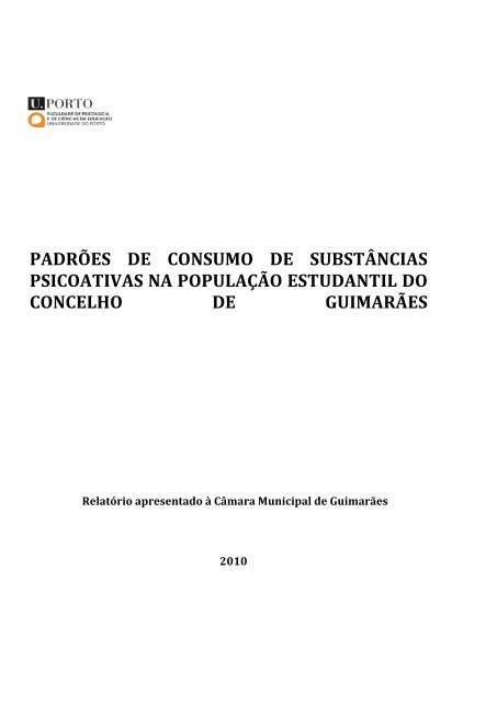 Padrões de consumo de substâncias psicoativas na população