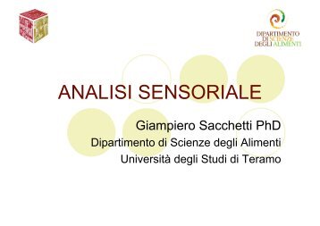ANALISI SENSORIALE - Vapraq