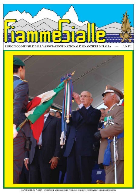 periodico mensile dell'associazione nazionale finanzieri d'italia — anfi