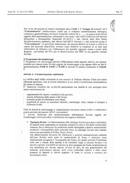 DGR n. 281 del 15.06.2009 - Regione Abruzzo