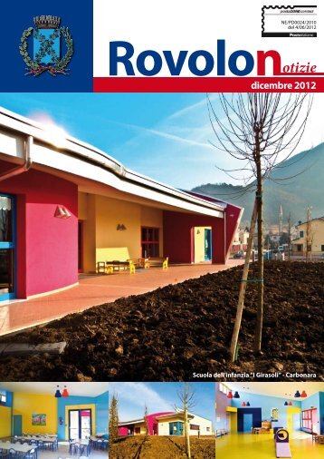 Notiziario comunale dicembre 2012 - Comune di Rovolon