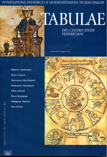 Tabula 46 - Fondazione Federico II Hohenstaufen Jesi