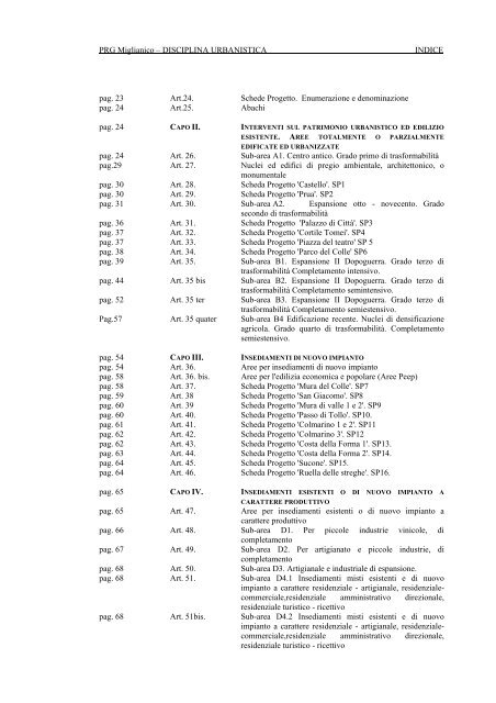 NTA vigenti al 10 gennaio 2012 - Comune di Miglianico