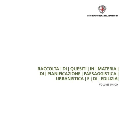 Pareri rilasciati prima del 2011 - Sardegna Territorio