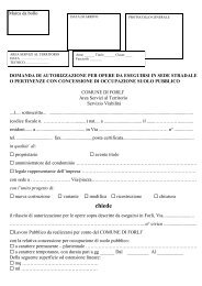 Domanda autorizzazione - formato pdf - Comune di Forlì