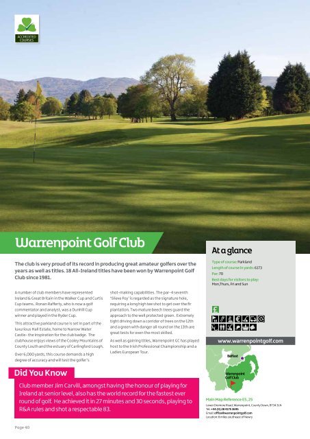 Northern Ireland Made for Golf - Discover Northern Ireland