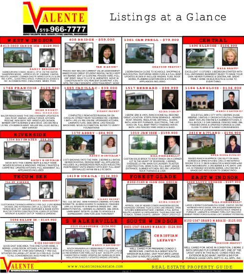 Essex county's home marketing leaders! - Anna Tarantino