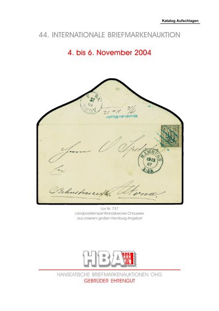 44 internationale briefmarkenauktion 4 bis 6