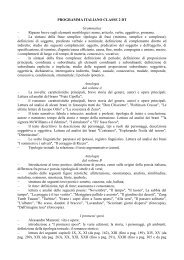 PROGRAMMA ITALIANO CLASSE 2 DT Grammatica ... - IIS Bachelet