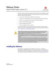 Release Notes for Polycom HDX Systems, Version 3.0.1 - VITEC ...
