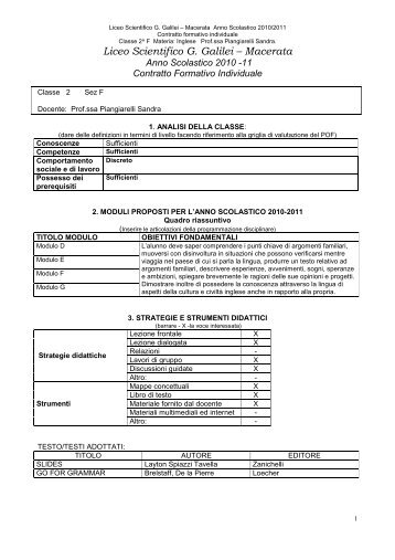 Liceo Scientifico G. Galilei – Macerata