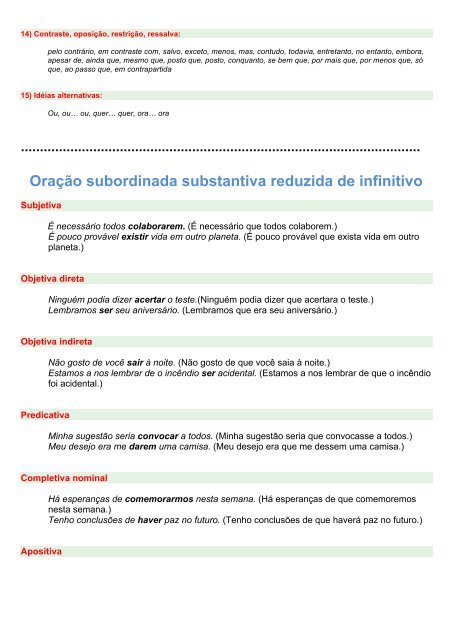 CONECTIVOS E ORAÇÕES REDUZIDAS ... - profjorge.com.br