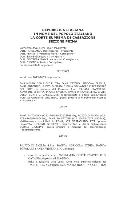 Corte di Cassazione 16 giugno 2010 n. 14580.pdf - Unijuris
