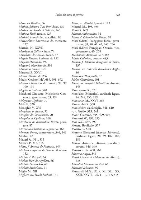 la legislazione suntuaria. secoli xiii-xvi. emilia-romagna - Direzione ...