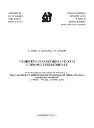 Download - Associazione per lo Sviluppo degli Studi di Banca e Borsa