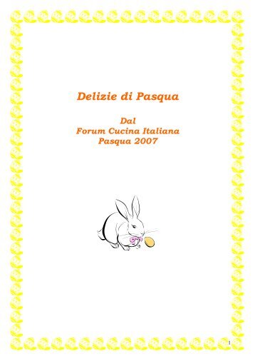 Delizie di Pasqua - Giallo Blog - GialloZafferano.it