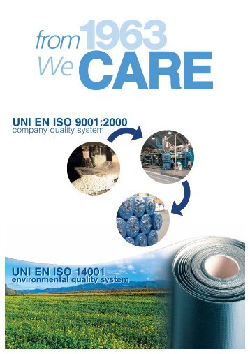 UNI EN ISO 9001:2000 UNI EN ISO 14001 UNI EN ISO 14001