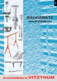 Montageturm Stahl fahrbar - Breite 70 cm - Schalbau Vitzthum