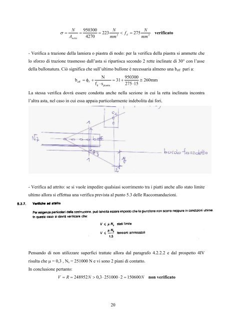 5-6. Progetto della capriata: dimensionamento e verifica - DICAT