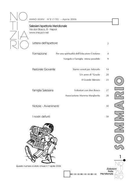 Aprile 2006 - Ispettoria Salesiana Meridionale - Via Don Bosco, 8 ...
