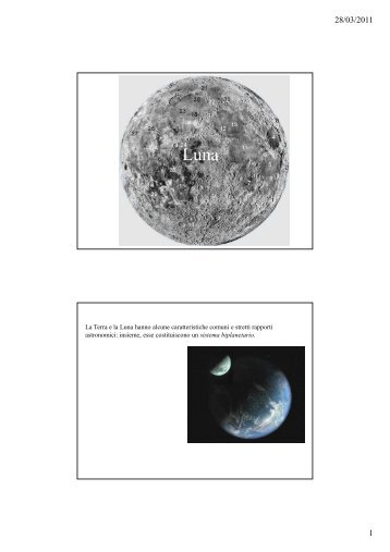 Luna [pdf] - Liceo Scientifico Statale G. Oberdan