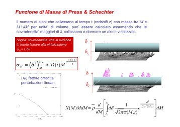 Funzione di Massa di Press & Schechter