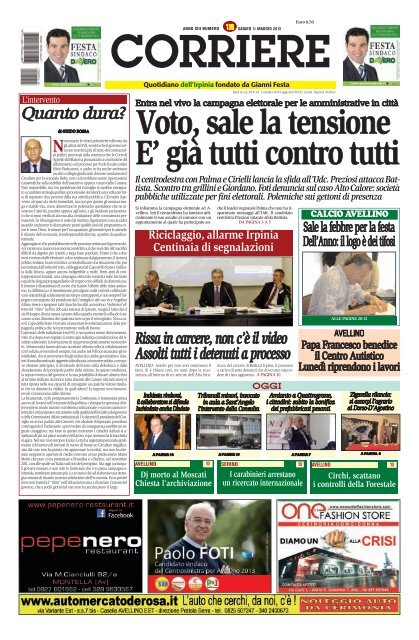 Edizione del 11/05/2013 - Corriere