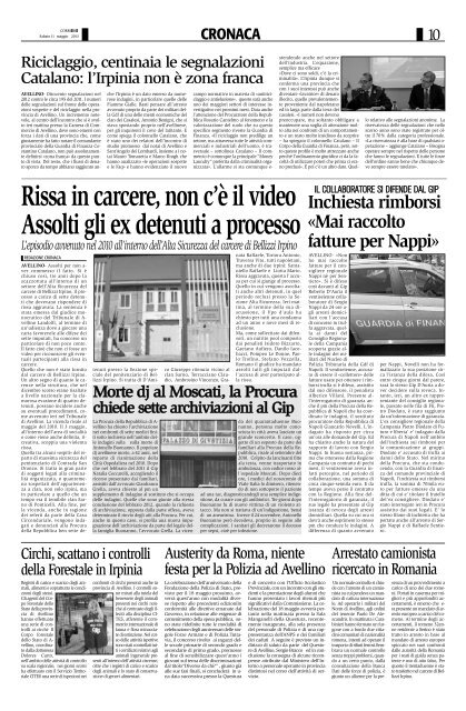 Edizione del 11/05/2013 - Corriere