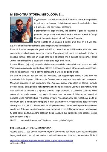 ITINERARI di Pesca: Capo Miseno - Biggame.it