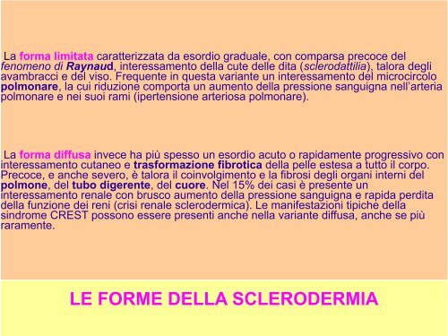 Sclerodermia - Liceo Wiligelmo