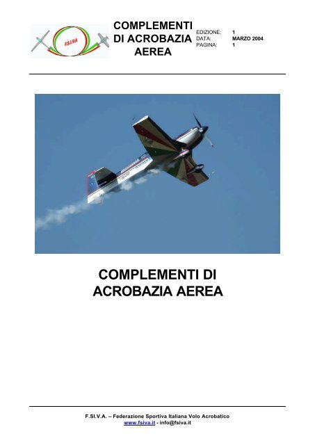 Complementi Di Acrobazia Aerea Fsiva