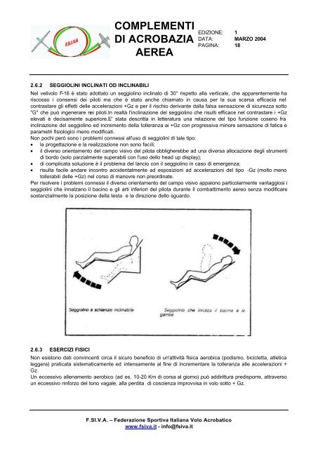 Complementi di acrobazia aerea - FSIVA