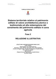 Relazione illustrativa - Comune di Reggio Emilia