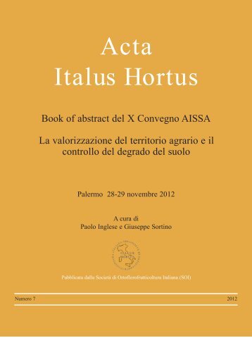 Acta Italus Hortus - AISSA