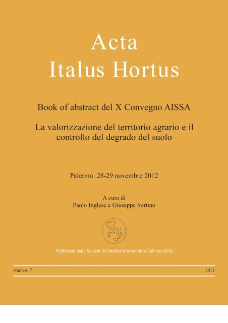 Acta Italus Hortus - AISSA