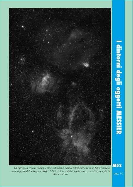 I dintorni degli oggetti MESSIER M52 - Vialattea.net