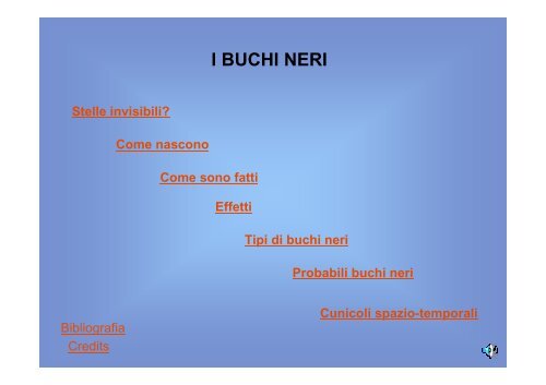 Buchi neri - Astrocultura UAI