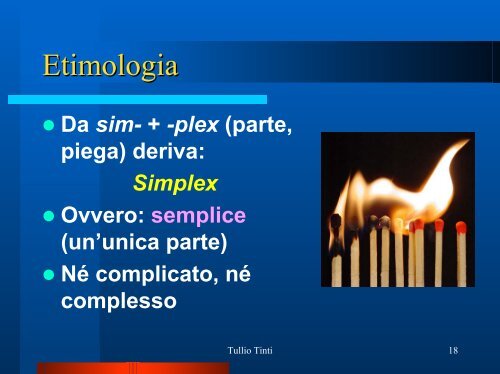 La Teoria della Complessità - Tullio Tinti