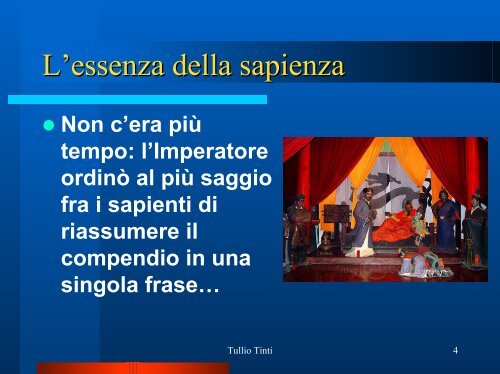 La Teoria della Complessità - Tullio Tinti