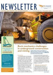 Rock mechanics challenges in underground construction and mining