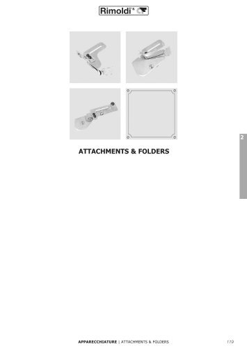 ATTACHMENTS & FOLDERS - Rimoldi & CF