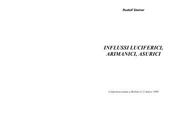 Influssi luciferici, arimanici, asurici.pdf - Fuoco Sacro