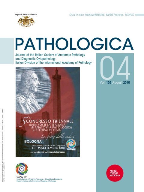 Issue 4 - August 2010 - Pacini Editore