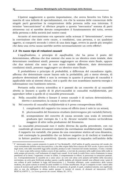 Premesse metodologiche sulla psicosociologia della devianza